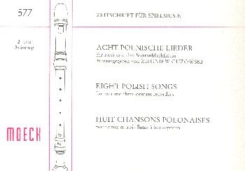 8 polnische Lieder 
