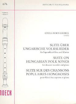 Suite über ungarische Volkslieder 