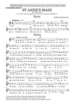 St Anne's Mass 