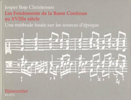 Les Fondements de la Basse Continue au 17eme siecle Standard