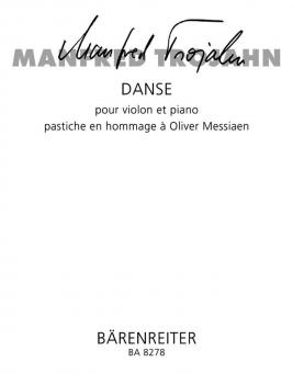 Danse pour violon et piano 