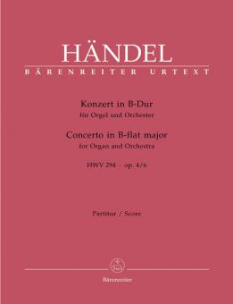Konzert B-Dur op. 4/6 HWV 294 