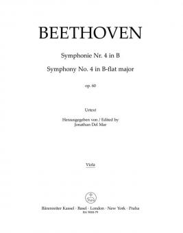 Symphony No. 4 B flat Major op. 60 
