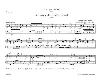 Nun komm, der Heiden Heiland BWV 61 