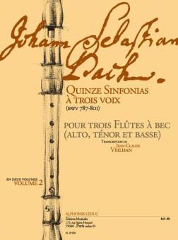 15 3stimmige Sinfonien BWV 787-801 2 