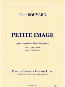Petite Image pour Saxophone Mi B / Si B et Piano [éd. Bg] 