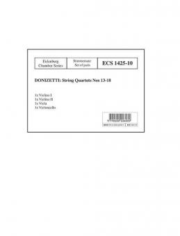 String Quartets No. 13-18 Standard