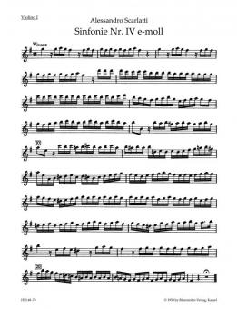 Sinfonia Nr. 4 e-Moll 