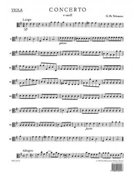 Konzert e-Moll TWV 52:e1 