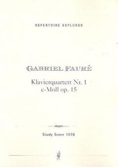 Pianoquartett in c-Moll op.15 