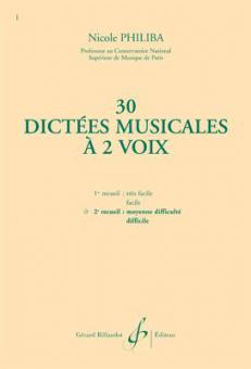 30 Dictées Musicales à 2 Voix Vol. 2 