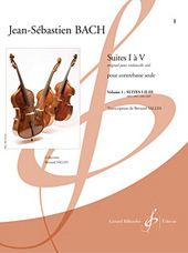 Suiten Nr. 1-3 BWV 1007-1009 für Violonello 