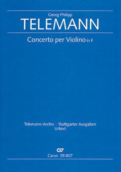 Concerto per Violino in F TWV 51:F3 