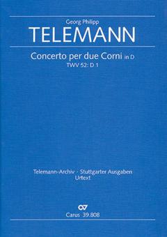 Concerto per due Corni in D TWV 52:D1 
