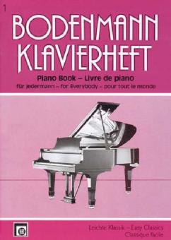 Bodenmann, Klavierheft 1 