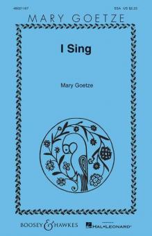 I Sing 
