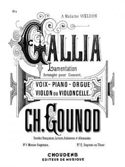 Gallia Arrangee pour Concert 