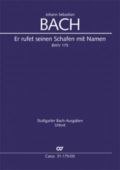 Er rufet seinen Schafen mit Namen 