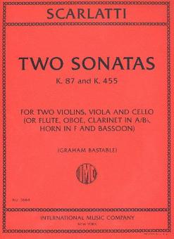 Two Sonatas K.87 & K.455 