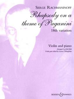 Rhapsody On A Theme Of Paganini 