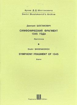 Sinfonisches Fragment von 1945 für Orchester 