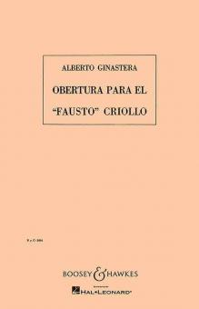 Overture to the Creole Faust Op. 9 