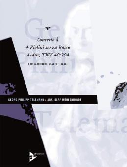 Concerto à 4 Violini senza Basso A major TWV 40:204 