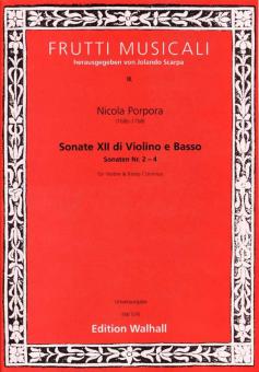 XII Sonate, Nr. 2-4 