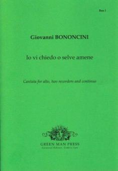 Io vi chiedo o selve amene 