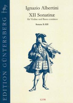 XII Sonatinae, Nr. X-XII 