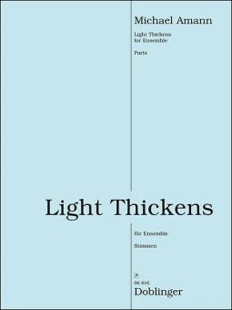 Light thickens 