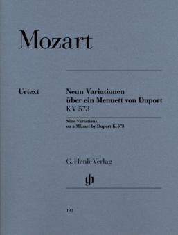 9 Variazioni su un minuetto di Duport K 573 