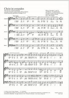 Christ ist erstanden; Schönster Herr Jesu ... 