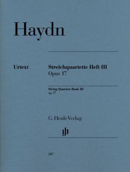 String Quartets Book III Op. 17 