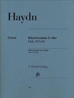Piano Sonata G major Hob. XVI:40 