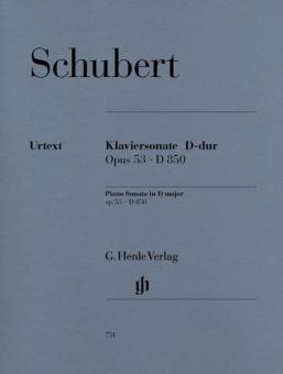 Piano Sonata D major Op. 53 D 850 