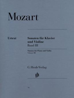 Sonatas for Piano and Violin Volume III 