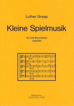 Kleine Spielmusik für fünf Blockflöten 