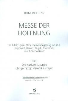 Messe der Hoffnung (Melodiestimme/Instrument in C) 