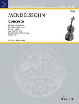 Concerto E Minor Op. 64 MWV O 14 Standard