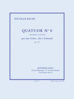 Quatuor No. 8 'Omaggio A Haydn', Op. 112 