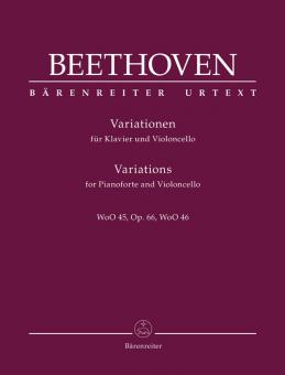 Variationen für Klavier und Violoncello 