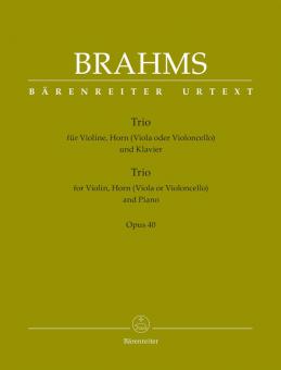 Trio für Violine, Horn (Viola oder Violoncello) und Klavier op. 40 