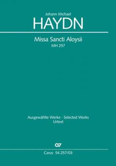 Missa Sancti Aloysii MH 257 Standard