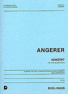 Konzert für 2 Blockflöten, 2 Hörner, Klavier und 2 Violen 