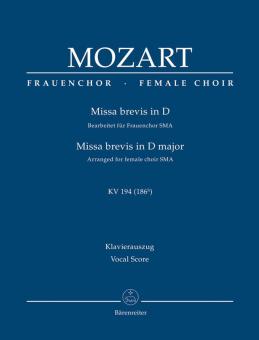 Missa brevis in re maggiore KV 194 (186h) Standard