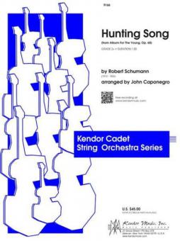 Hunting Song op. 68/7 Standard