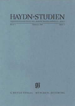 Haydn Studies Vol. 1 No. 2 