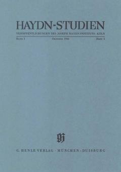 Haydn Studies Vol. 1 No. 3 