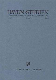 Haydn Studies Vol. 3 No. 2 